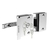 Fechadura Elétrica 2 Folhas Vidro Blindex Externa Reta Soprano - comprar online