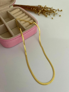 CHOCKER FITA - FOLHEADO OURO - comprar online