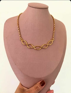 COLAR ARO ANGELICA BANHADO NO OURO 18K - VERNIZ ITALIANO - comprar online