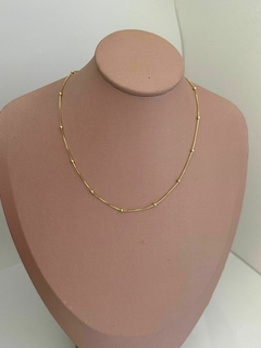 COLAR LILI - FOLHEADO OURO