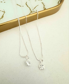 COLAR ESTRELA ZIRCÔNIA - BANHADO NA PRATA 925 - comprar online