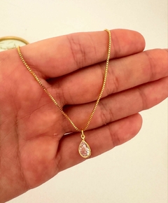 COLAR PONTO DE LUZ GOTA - comprar online