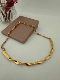 COLAR ARO LORENA DOURADO - VERNIZ ITALIANO - comprar online
