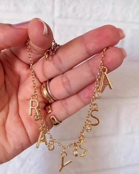 CHOKER PERSONALIZADO "NOME"