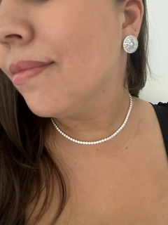 COLAR CRISTINA RIVIERA ZIRCONIA PRATA - SEMIJOIAS na internet