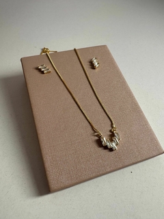 CONJUNTO LIDIA ZIRCÔNIA - SEMIJOIA - comprar online