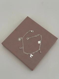 PULSEIRA DA SORTE - BANHADA NA PRATA 925