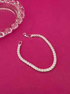 PULSEIRA KEITE ZIRCÔNIA PRATA - SEMIJOIA - comprar online