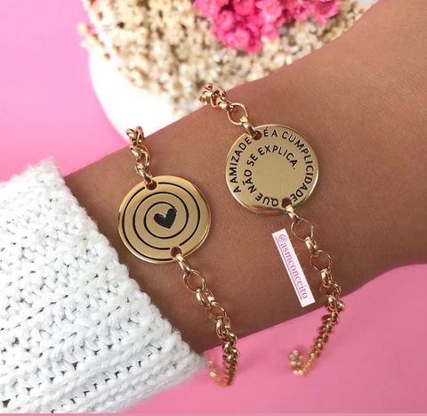 PULSEIRA AMIZADE - VERNIZ ITALIANO