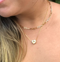 COLAR CORAÇÃO PERSONALIZADO NOME - ASM ACESSORIOS