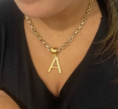 COLAR BRENDA PERSONALIZADO INICIAL - VERNIZ ITALIANO - comprar online