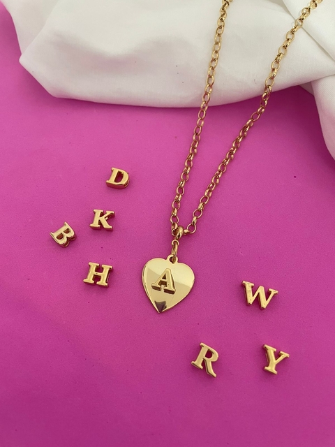 COLAR KELLY INICIAL - VERNIZ ITALIANO