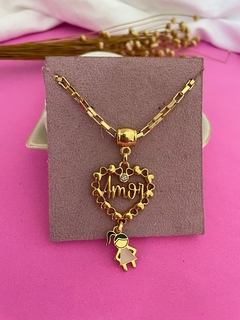 COLAR AMOR FILHOS - VERNIZ ITALIANO - comprar online