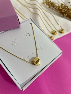 COLAR CORAÇÃO PERSONALIZADO NOME - comprar online