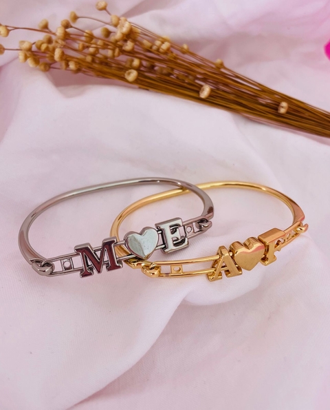 BRACELETE PERSONALIZADO AMOR - VERNIZ ITALIANO