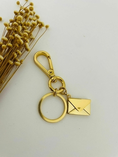 CHAVEIRO RELICARIO CARTINHA - VERNIZ ITALIANO - comprar online
