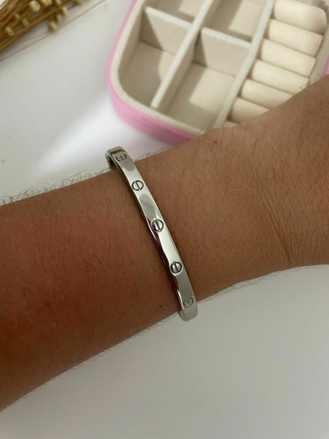 BRACELETE CART NÍQUEL - VERNIZ ITALIANO