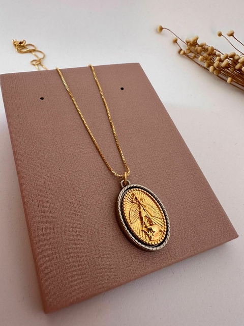 COLAR SÃO MIGUEL DE ARCANJO - SEMIJOIA