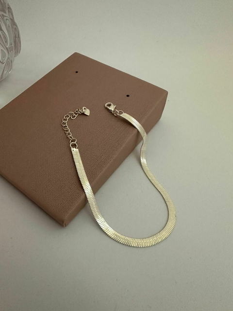 PULSEIRA ANA FITA - FOLHEADO NA PRATA