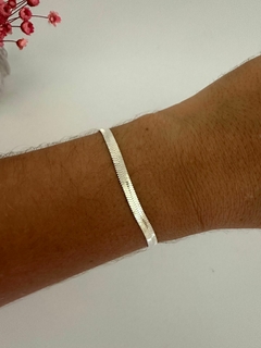 PULSEIRA ANA FITA - FOLHEADO NA PRATA - comprar online
