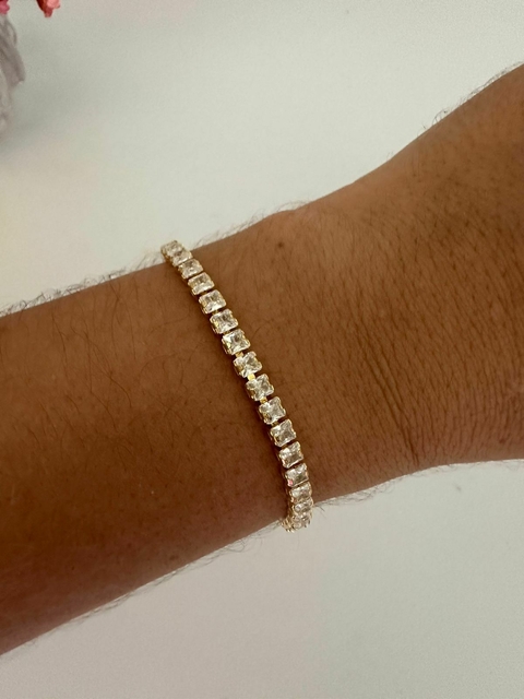 PULSEIRA KEITE ZIRCONIA - SEMIJOIA