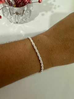 PULSEIRA ELO BAIANO PRATA - SEMIJOIA - comprar online