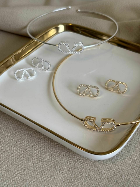 CONJ. ARO VALENTINO - SEMIJOIA