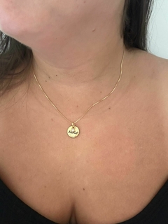 COLAR PERSONALIZADO NOME PONTO DE LUZ - VERNIZ ITALIANO - comprar online