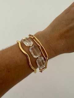 PULSEIRA CRISTAL RETANGULAR na internet