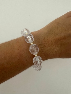 PULSEIRA TRANPARENTE CUBO ACRILICO