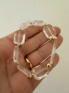 PULSEIRA CRISTAL RETANGULAR - comprar online