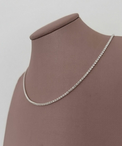 CHOCKER JU ZIRCÔNIA PRATA - SEMIJOIA - comprar online