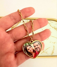 COLAR RELICARIO LOVE - VERNIZ ITALIANO na internet