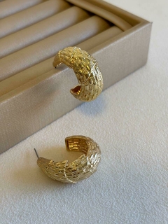ARGOLA GRACIELA - BANHADA NO OURO 18K - loja online