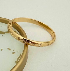 BRACELETE CONSTELAÇÕES BANHADO NO OURO 18K - VERNIZ ITALIANO - comprar online