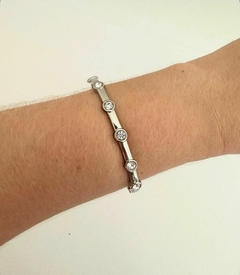 BRACELETE LUIZA RÓDIO BANHADO - VERNIZ ITALIANO
