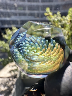 WaughstreetGlass Faceted Fumed Borosilicato Marbles #2 en internet
