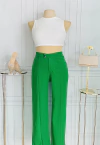 Pantalon casual Plus recto de ciper y boton - comprar en línea