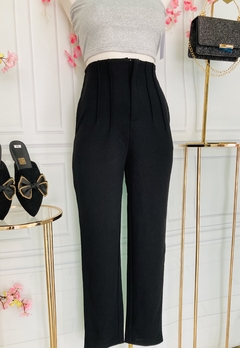 Pantalon de vestir ajustado de pinzas en internet