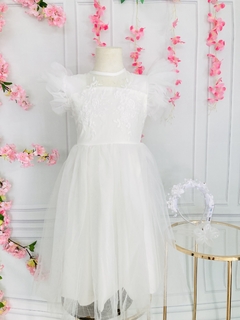 Vestido Infantil blanco sin mangas - comprar en línea