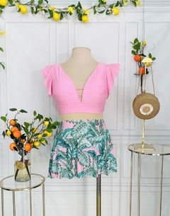 Traje de baño 2 piezas top y falda - AQUA Boutique