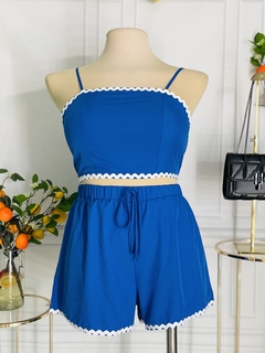 Conjunto de 3 piezas solido con detalle de sigsag - tienda en línea
