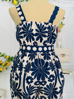 Jumper jumpsuit de tirantes con patron estampado