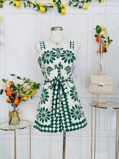 Jumper jumpsuit de tirantes con patron estampado en internet