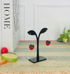 Aretes largos de fresa - comprar en línea