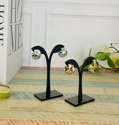 Aretes de textura hexagonal - comprar en línea
