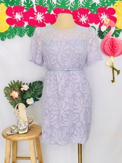 Vestido Plus suelto con forro traslucido - tienda en línea