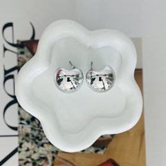 Par de Aretes Borla metalica - AQUA Boutique