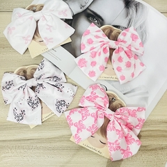 Moño corto con broche estampado aleatorio moños - comprar en línea