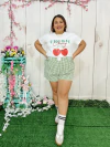 Playera Basica estampado de cerezas - comprar en línea